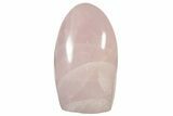 Free-Standing, Polished Rose Quartz - Madagascar #230148-1